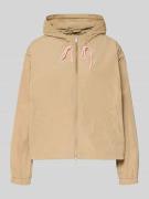 Smith and Soul Jacke mit Kapuze und Zweiwege-Reißverschluss in Offwhit...