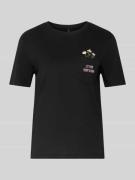 Only Regular Fit T-Shirt aus reiner Baumwolle Modell 'POLLY' in Black,...