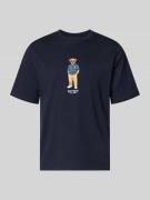 REVIEW T-Shirt mit Motiv-Print und Rundhalsausschnitt in Marine, Größe...