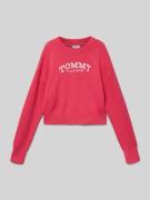 Tommy Hilfiger Teens Loose Fit Strickpullover aus reiner Baumwolle in ...