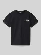 The North Face Regular Fit T-Shirt mit Logo-Print in Black, Größe XL