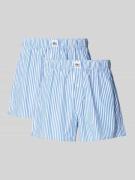 Lacoste Regular Fit Boxershorts aus reiner Baumwolle im 2er-Pack in Bl...