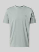 Lerros T-Shirt mit Rundhalsausschnitt und Logo-Print in Mint, Größe L