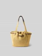 Tory Burch Bucket Bag aus Bast in Beige, Größe 1