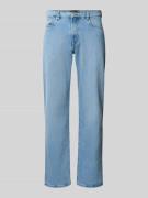 PAUL SMITH Relaxed Tapered Fit Jeans mit Eingrifftaschen in Hellblau, ...