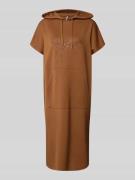 Soyaconcept Sweatkleid mit Kapuze in Hellbraun, Größe L