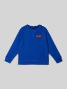Tommy Hilfiger Teens Relaxed Fit Sweatshirt mit Label-Stitching in Bla...