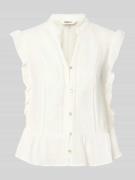 Only Regular Fit Blusentop aus Viskose-Mix Modell 'HENNY' in Weiss, Gr...