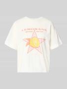 Only Boxy Fit T-Shirt aus reiner Baumwolle Modell 'MINNA' in Weiss, Gr...