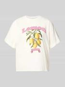 Only Boxy Fit T-Shirt aus reiner Baumwolle Modell 'MINNA' in Weiss, Gr...