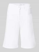 Raphaela By Brax Wide Leg Bermuda aus Baumwoll-Mix in Weiss, Größe 38