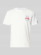 MC2 Saint Barth T-Shirt mit Stitchings Modell 'PORTOFINO' in Weiss, Gr...