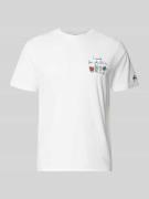 MC2 Saint Barth T-Shirt mit Stitchings Modell 'PORTOFINO' in Weiss, Gr...