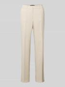 Betty Barclay Straight Fit Stoffhose mit Bügelfalten in Beige, Größe 3...