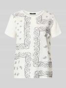Weekend Max Mara Regular Fit T-Shirt aus Baumwoll-Leinen-Mix Modell 'G...