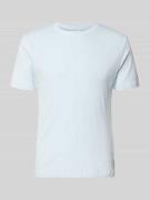 Lindbergh T-Shirt in Jaquard-Strick mit Rundhalsausschnitt in Hellblau...