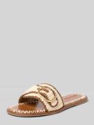 Steve Madden Slides in Flecht-Optik Modell 'Seabreeze' in Offwhite, Gr...