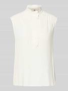 Soyaconcept Blusentop mit Rüschenkragen Modell 'RADIA' in Offwhite, Gr...