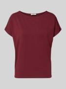s.Oliver RED LABEL Relaxed Fit T-Shirt aus Viskose-Mix in Bordeaux, Gr...
