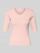 Christian Berg Woman Longsleeve mit 3/4-Arm und V-Ausschnitt in Altros...