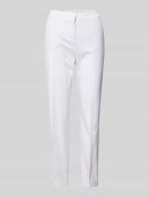 Cambio Slim Fit Chino aus Baumwoll-Mix Modell 'KARINA' in Weiss, Größe...