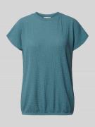 Christian Berg Woman T-Shirt mit Strukturmuster und Rundhalsausschnitt...