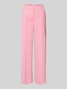 comma Stoffhose aus Viskose-Mix mit Gesäßleistentasche in Pink, Größe ...