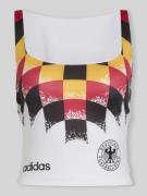 adidas Originals Slim Fit Top mit DFB Logo-Detail in Weiss, Größe L