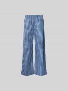 VETEMENTS Pyjama-Hose aus reiner Baumwolle in Blau, Größe L