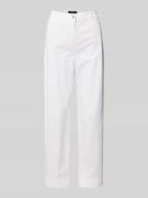 Marc Cain Straight Leg Jeans mit Eingrifftaschen in Weiss, Größe 34