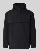 Carhartt Work In Progress Windbreaker mit Label-Stitching in Black, Gr...