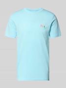 Lindbergh T-Shirt mit Stitching und Rundhalsausschnitt in Hellblau, Gr...