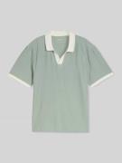 Tom Tailor Denim Regular Fit Poloshirt aus reiner Baumwolle in Hellgru...