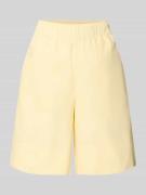 Rich & Royal Straight Fit Shorts mit elastischem Bund in Hellgelb, Grö...