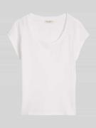 Marc O'Polo Regular Fit T-Shirt aus reiner Baumwolle in Weiss, Größe L