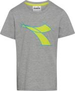 Diadora T-Shirt, Light Mid Grey Mel S