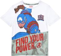 Marvel Avengers T-Shirt, White, 10 Jahre