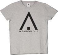 Wearcolour Patch T-Shirt, Grey Melange 120