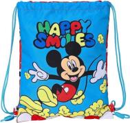 Disney Micky Maus Happy Smiles Tasche 3 L, Rot/Blau