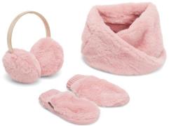Petite Chérie Atelier Zoey Fake Fur Set, Pink, 2-4 Jahre