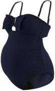 Cache Coeur Bamboo Umstandsbademode, Navy Blue, L