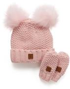 Kombi Adorable Mütze und Handschuhe, Rose Shadow, M