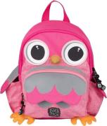 Pick &  Pack Owl Kinder Rucksack 7L, Pink Melange