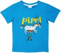 Pippi Langstrumpf T-Shirt, Blau, 110-116