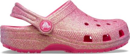 Crocs Classic Iridescent Glitter Kids Kinder Sandalen, Dragon Fruit, 2...