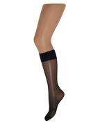 Decoy Silk Look Knee-High (20 Den) Black