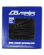 Comair Pretty Fashion Haarklammer gewellt - schwarz   500 stk.