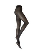 Decoy Herring Bone Tights (70 Den) - Black XL