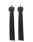 Everneed Maliva Tassel Quastenohrringe - Schwarz