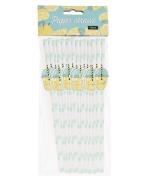 Party Collection Papierstrohhalme Limonade   16 stk.